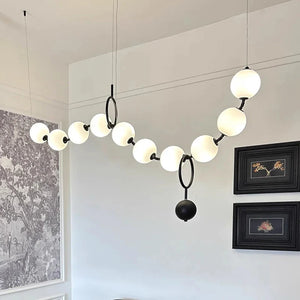 Zeliorao Moderne LED Hanglamp – Design Plafondlamp met Afstandsbediening voor Eetkamer & Woonkamer