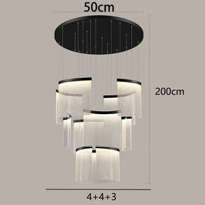 Célano Moderne Design Hanglamp – Grote LED Hanglamp voor Woonkamer en Eetkamer