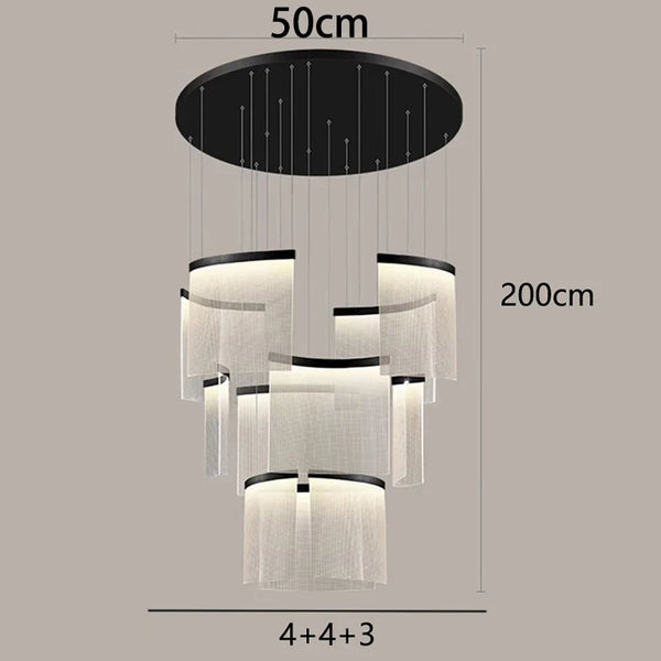 Célano Moderne Design Hanglamp – Grote LED Hanglamp voor Woonkamer en Eetkamer