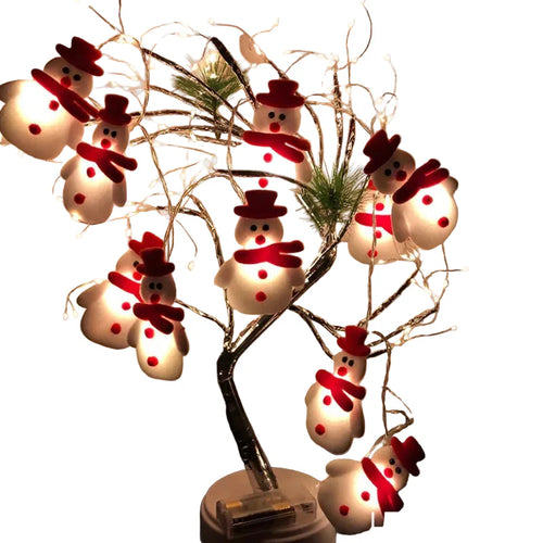 Kersthanger sneeuwpop – decoratie voor kerstboom, raam & wand (Huiran stijl)