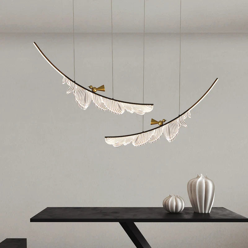 Arionel Moderne Metalen Hanglamp – Witte LED Designlamp voor Eetkamer & Woonkamer