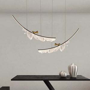 Arionel Moderne Metalen Hanglamp – Witte LED Designlamp voor Eetkamer & Woonkamer