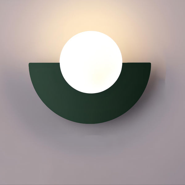 Scandinavische Halfronde Wandlamp – Moderne LED Verlichting voor Thuis