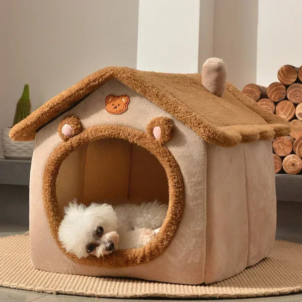 Warm Hondenhuis – Zacht & Comfortabel Winter Huis voor Honden en Katten