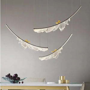 Arionel Moderne Metalen Hanglamp – Witte LED Designlamp voor Eetkamer & Woonkamer