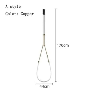 Curvella Zwarte Metalen Hanglamp – Moderne LED Design Lamp voor Woonkamer