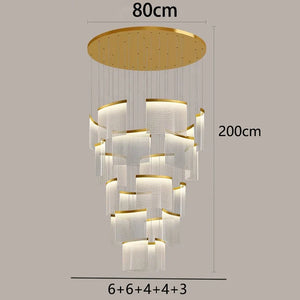 Célano Moderne Design Hanglamp – Grote LED Hanglamp voor Woonkamer en Eetkamer