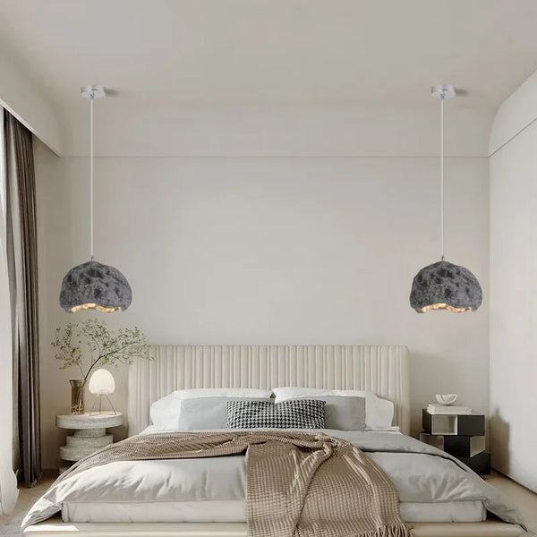 Design Hanglamp Resiluxia – Bruin IJzer & Harshanger met LED