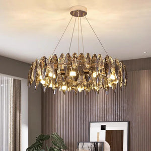Cristarôme Luxe Kristallen Hanglamp – Moderne Dimbare Plafondlamp voor Woonkamer & Slaapkamer