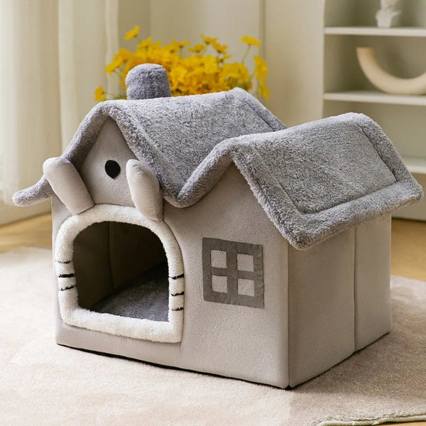 Warm Hondenhuis – Zacht & Comfortabel Winter Huis voor Honden en Katten