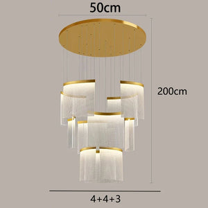 Célano Moderne Design Hanglamp – Grote LED Hanglamp voor Woonkamer en Eetkamer
