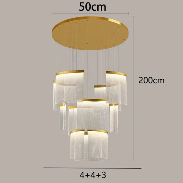 Célano Moderne Design Hanglamp – Grote LED Hanglamp voor Woonkamer en Eetkamer