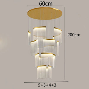 Célano Moderne Design Hanglamp – Grote LED Hanglamp voor Woonkamer en Eetkamer