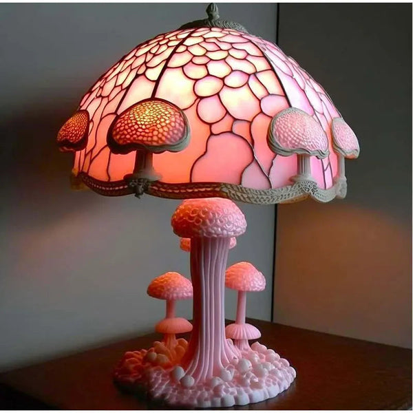 Kleurrijke Paddenstoeltafellamp – LED USB Licht voor Woondecoratie