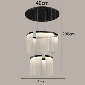 Célano Moderne Design Hanglamp – Grote LED Hanglamp voor Woonkamer en Eetkamer