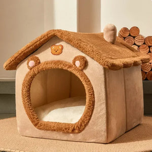 Warm Hondenhuis – Zacht & Comfortabel Winter Huis voor Honden en Katten