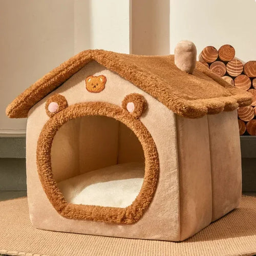 Warm Hondenhuis – Zacht & Comfortabel Winter Huis voor Honden en Katten