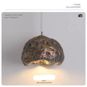 Design Hanglamp Resiluxia – Bruin IJzer & Harshanger met LED