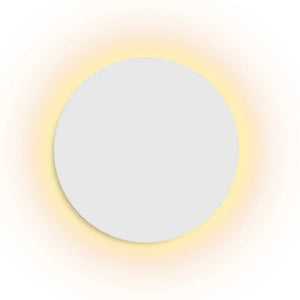 Moderne Ronde LED Wandlamp – Minimalistisch Design in Hout & Metaal