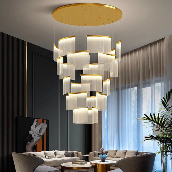 Célano Moderne Design Hanglamp – Grote LED Hanglamp voor Woonkamer en Eetkamer