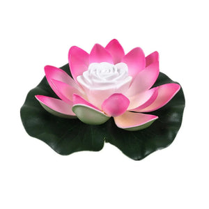 Drijvende Lotus LED Vijver- & Zwembadlamp – Waterdichte Decoratieve Tuinverlichting