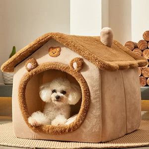Warm Hondenhuis – Zacht & Comfortabel Winter Huis voor Honden en Katten