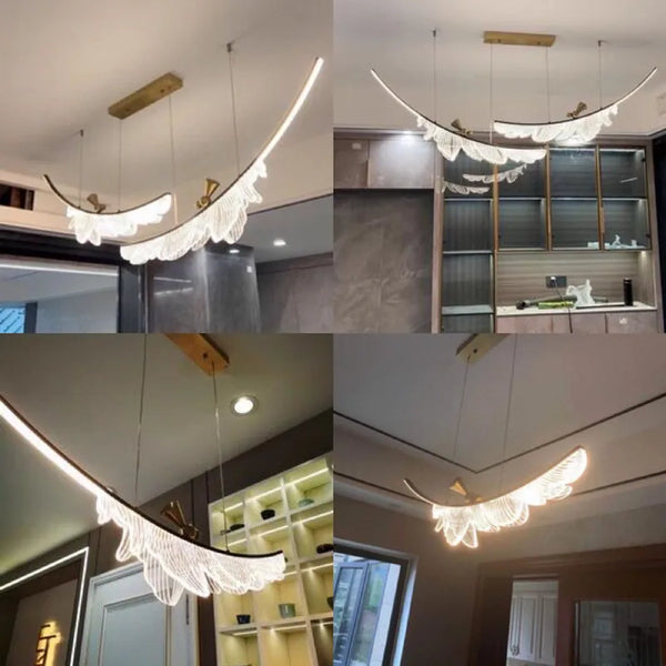 Arionel Moderne Metalen Hanglamp – Witte LED Designlamp voor Eetkamer & Woonkamer