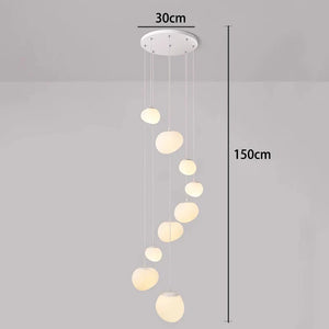Orialys Moderne Kroonluchter – Grote Gouden LED Hanglamp voor Woonkamer & Trapgat