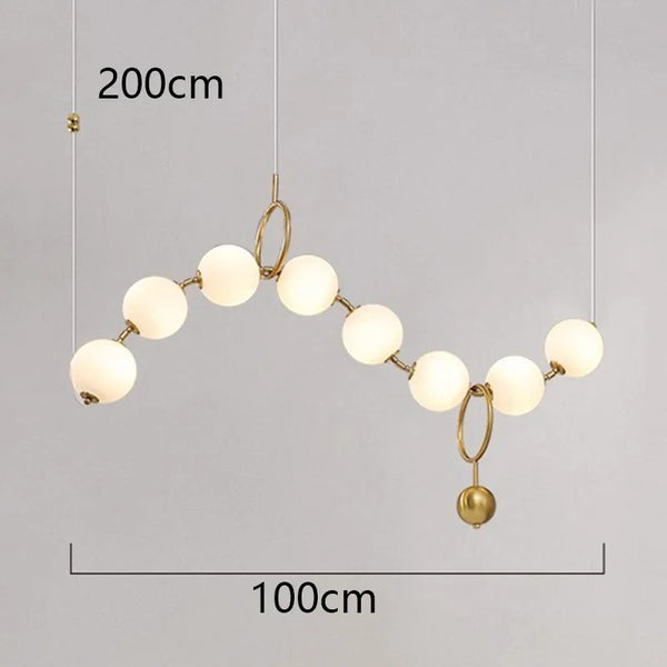 Zeliorao Moderne LED Hanglamp – Design Plafondlamp met Afstandsbediening voor Eetkamer & Woonkamer