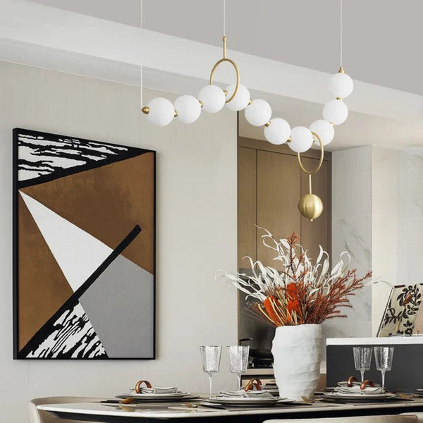 Zeliorao Moderne LED Hanglamp – Design Plafondlamp met Afstandsbediening voor Eetkamer & Woonkamer