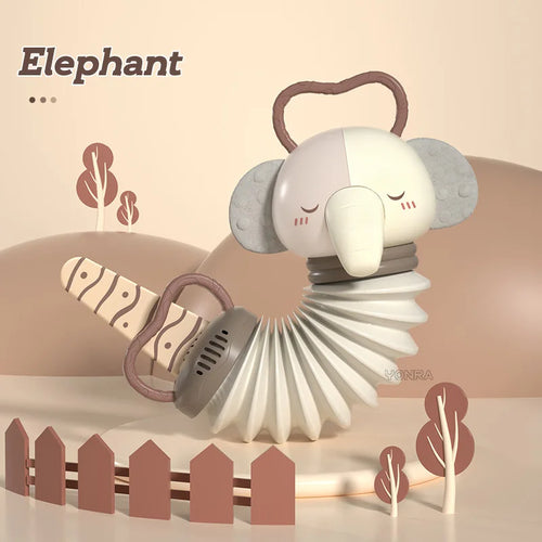 2-in-1 Baby Muziek- & Rammelspeelgoed – Zachte Geluiden & Sensorische Stimulatie 🎵👶