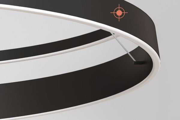 Nordic Spiraal Kroonluchter – Moderne LED Hanglamp met Dimbare Verlichting