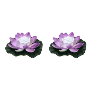 Drijvende Lotus LED Vijver- & Zwembadlamp – Waterdichte Decoratieve Tuinverlichting