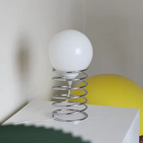 Bauhaus Stijl Tafellamp met Mat Glas – Moderne Chroomvoet