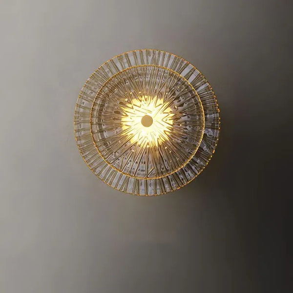 Minimalistische Ronde Wandlamp Moderne Glazen Wandverlichting voor Woonkamer, Hal & Slaapkamer
