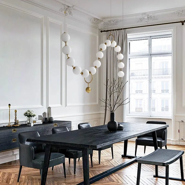 Zeliorao Moderne LED Hanglamp – Design Plafondlamp met Afstandsbediening voor Eetkamer & Woonkamer