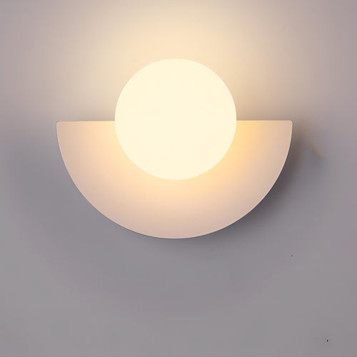 Scandinavische Halfronde Wandlamp – Moderne LED Verlichting voor Thuis