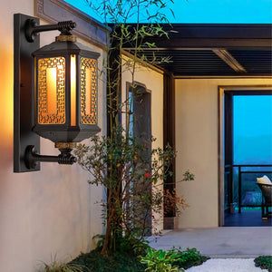 Oriëntaals Geïnspireerde Buiten Wandleuchte – Moderne Buitenverlichting in S & L