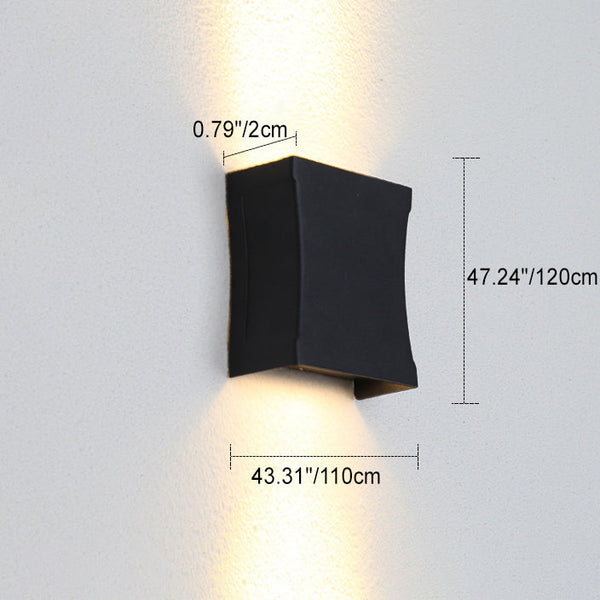 Minimalistische Vierkante LED Buitenwandlamp – Moderne Waterdichte Tuin- & Terrasverlichting
