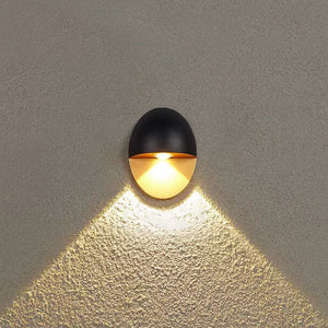 Minimalistische Ovale LED Buitenwandlamp – Moderne & Energiezuinige Verlichting