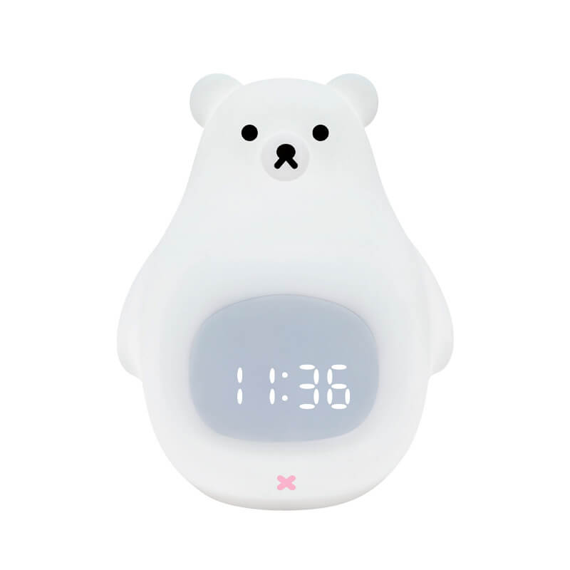 LED Eisbear Nachtlampje en Wekker – Schattige & Functionele Bureau- en Sfeerverlichting