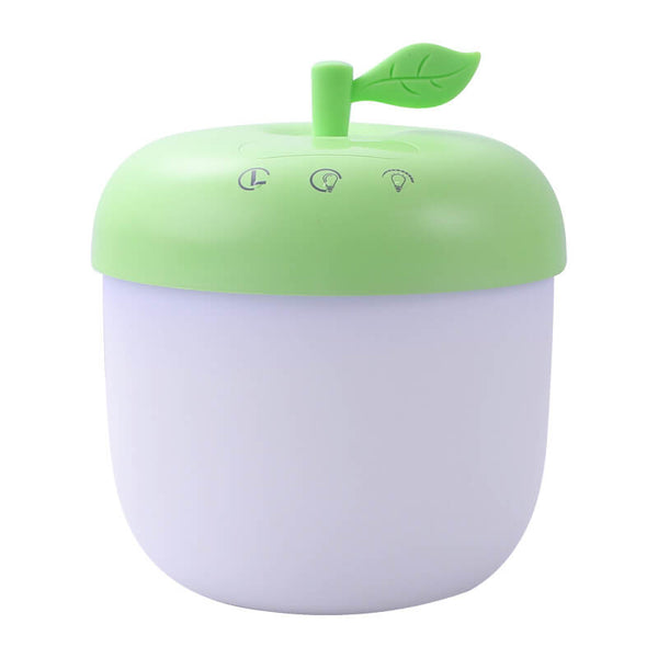 LED Wekker in Appelvorm – Stijlvolle Tafellamp in Roze of Groen