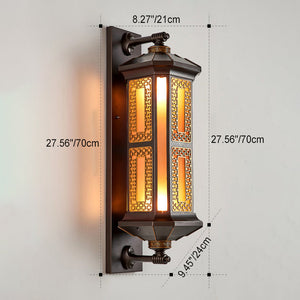 Oriëntaals Geïnspireerde Buiten Wandleuchte – Moderne Buitenverlichting in S & L