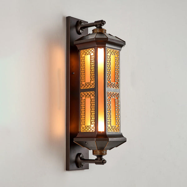 Oriëntaals Geïnspireerde Buiten Wandleuchte – Moderne Buitenverlichting in S & L