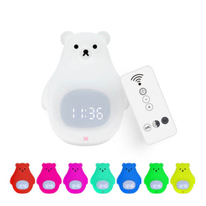LED Eisbear Nachtlampje en Wekker – Schattige & Functionele Bureau- en Sfeerverlichting