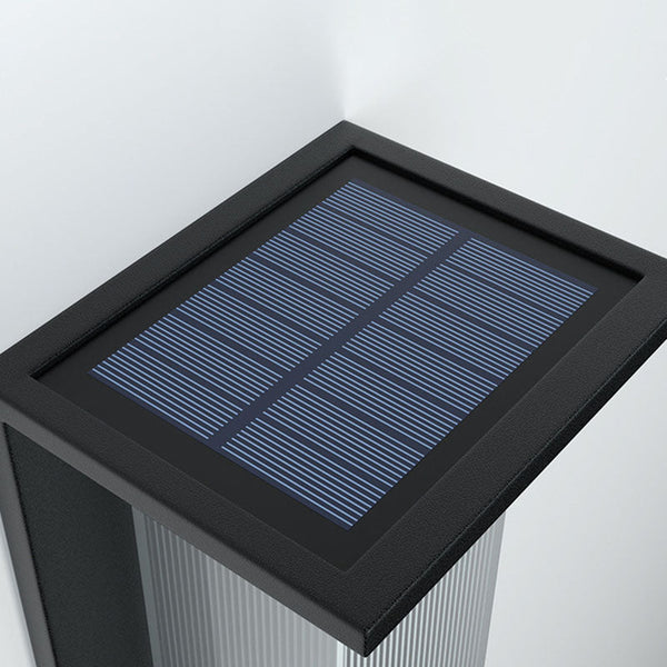 Rechthoekige Zonne LED Buitenlamp – Weerbestendige Wandlamp voor Tuin & Terras