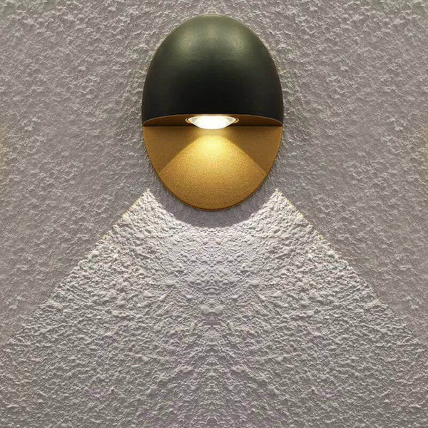 Minimalistische Ovale LED Buitenwandlamp – Moderne & Energiezuinige Verlichting