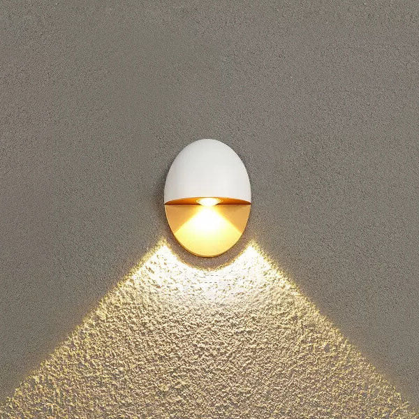 Minimalistische Ovale LED Buitenwandlamp – Moderne & Energiezuinige Verlichting