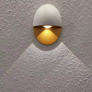 Minimalistische Ovale LED Buitenwandlamp – Moderne & Energiezuinige Verlichting