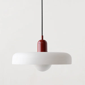 Moderne Art Deco Glazen Hanglamp – Kleurrijke Halo Plafondlamp